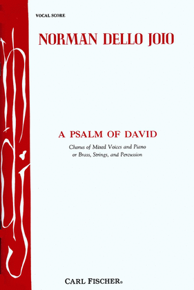 Book cover for A Psalm of David