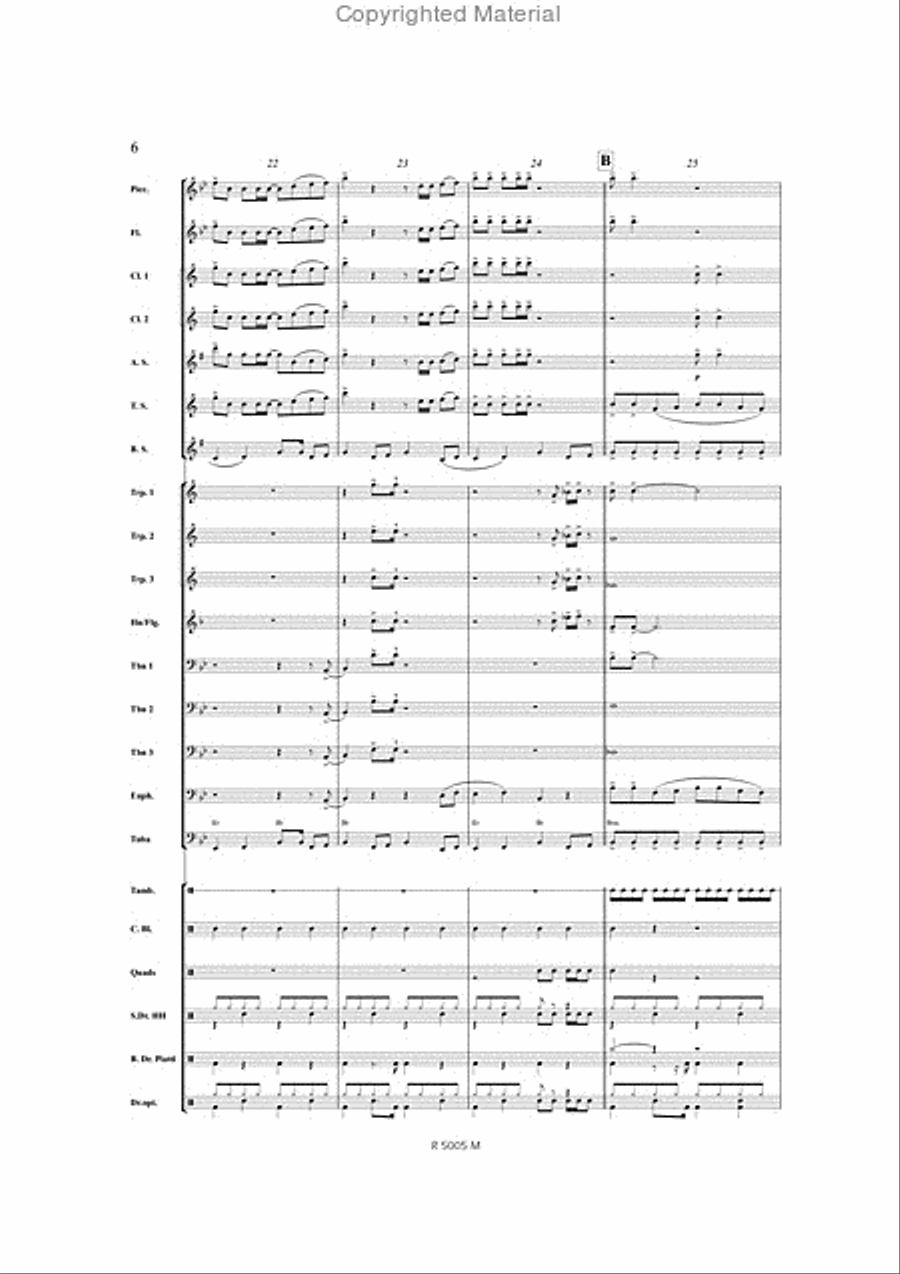 Think Marching Band scores gallery preview page 7