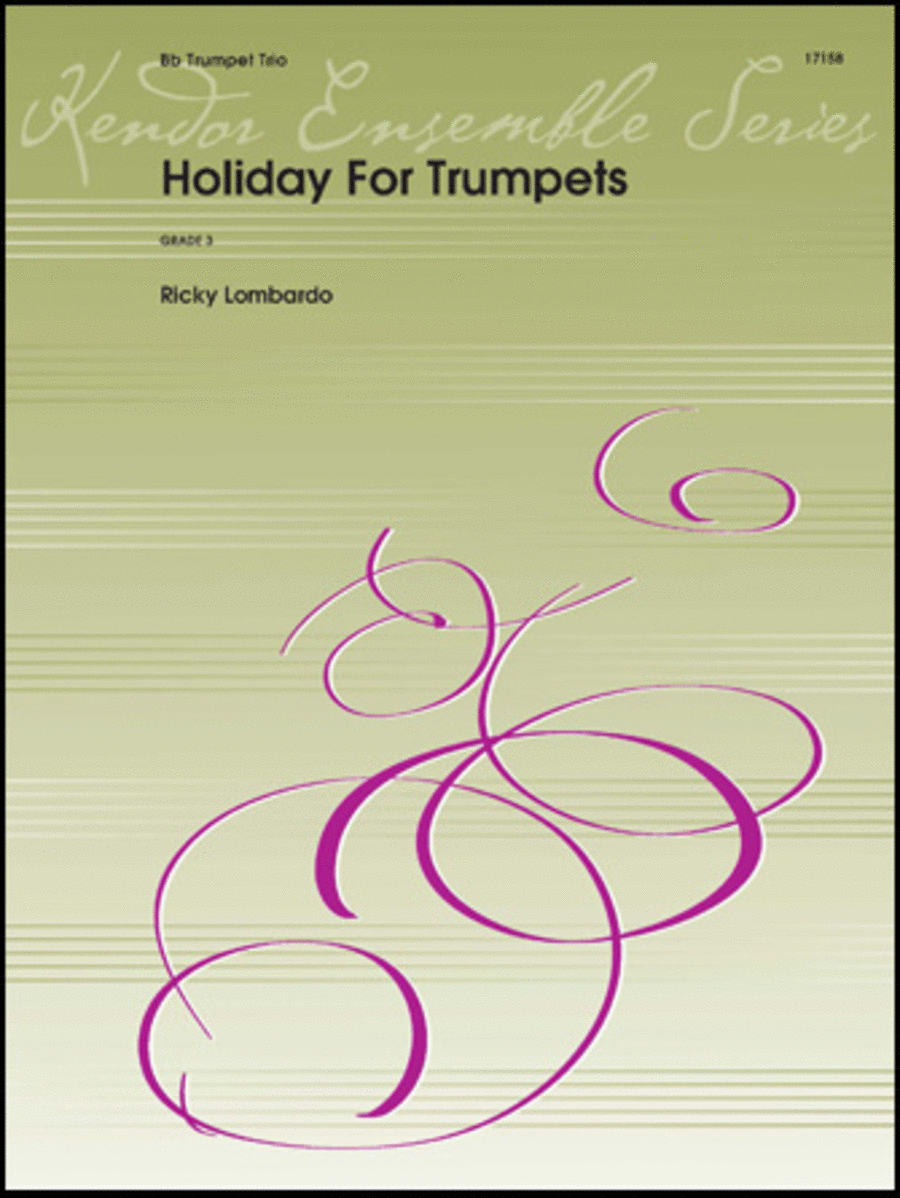Holiday For Trumpets B-Flat Trumpet scores gallery preview page 1