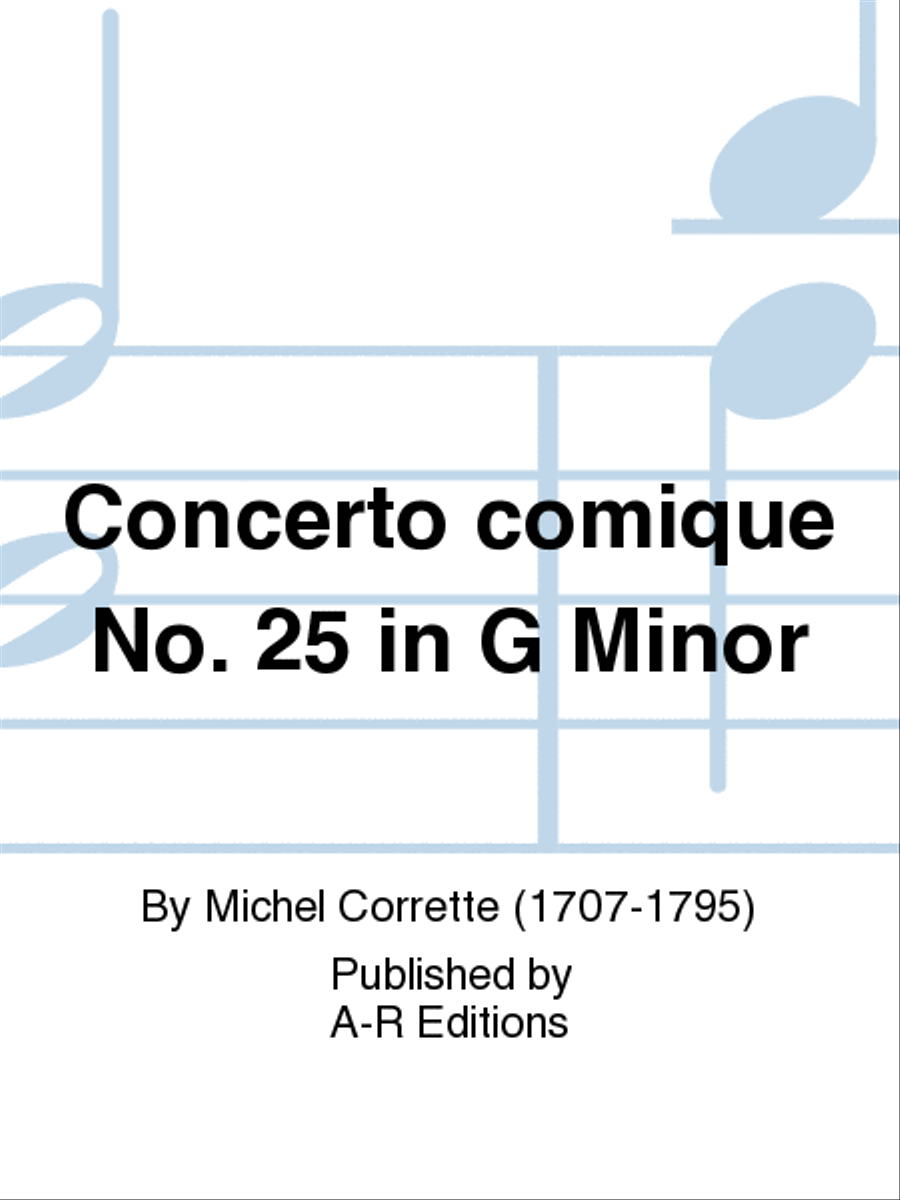 Concerto comique No. 25 in G Minor Set of Parts scores gallery preview page 1