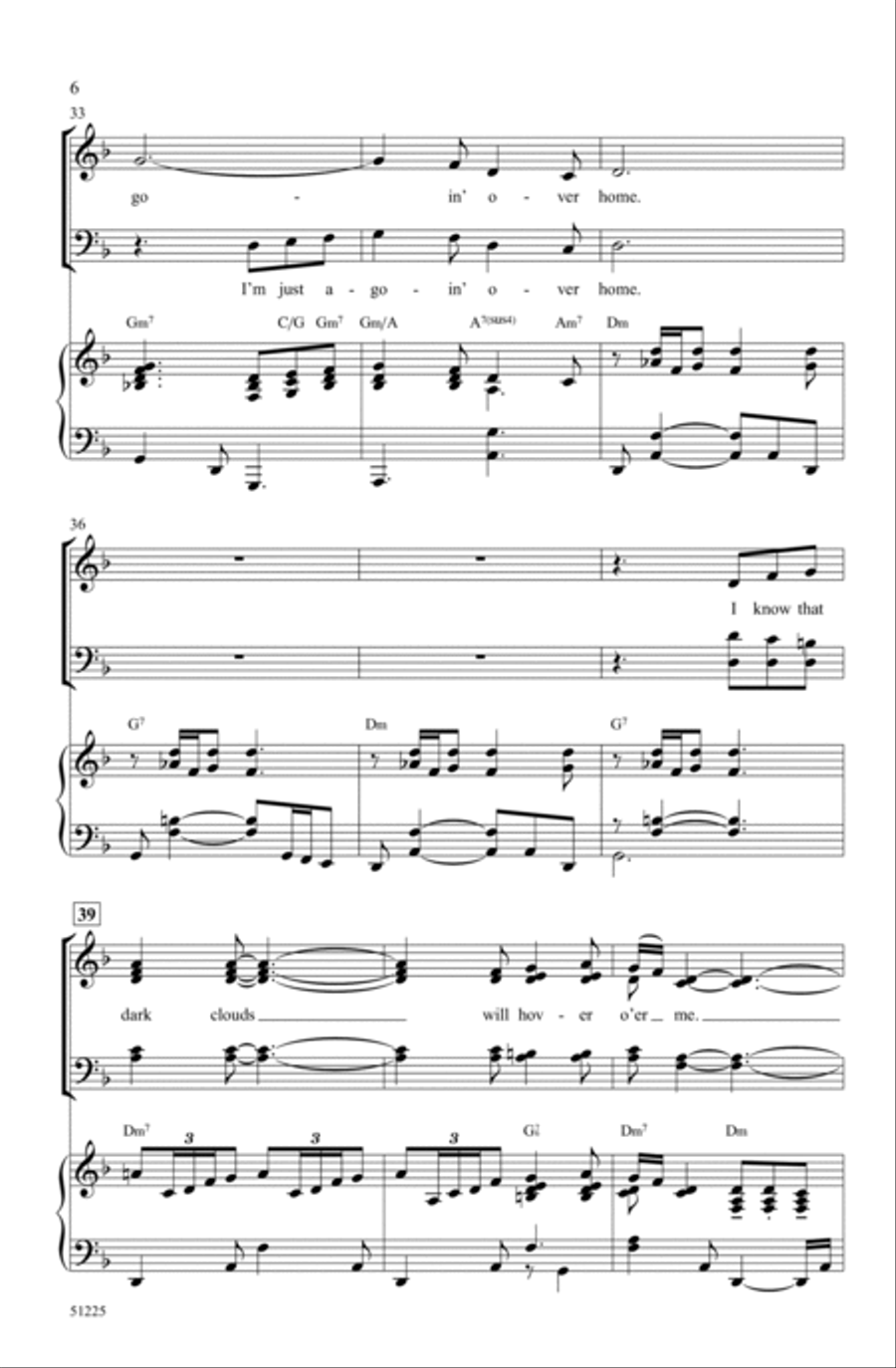Poor Wayfaring Stranger Choir scores gallery preview page 5