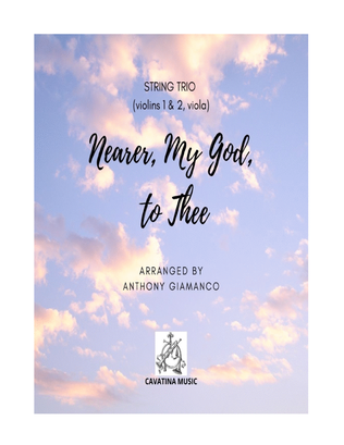 Book cover for Nearer, My God, to Thee - string trio