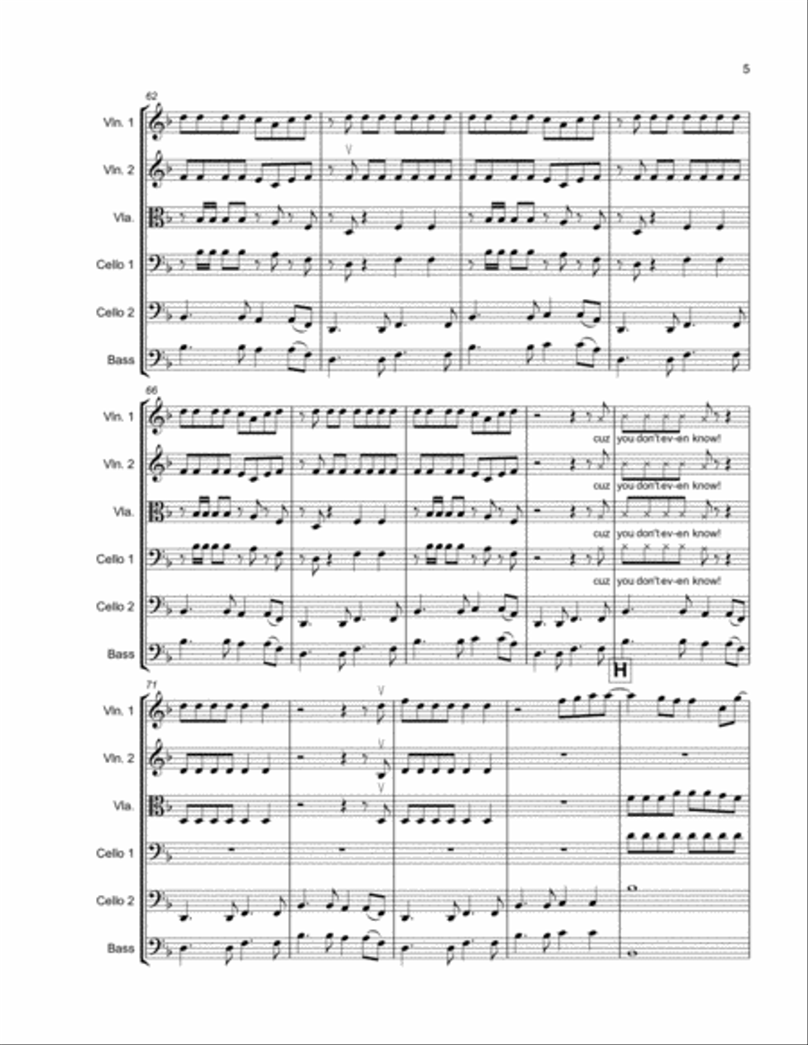 Handclap Small Ensemble scores gallery preview page 5