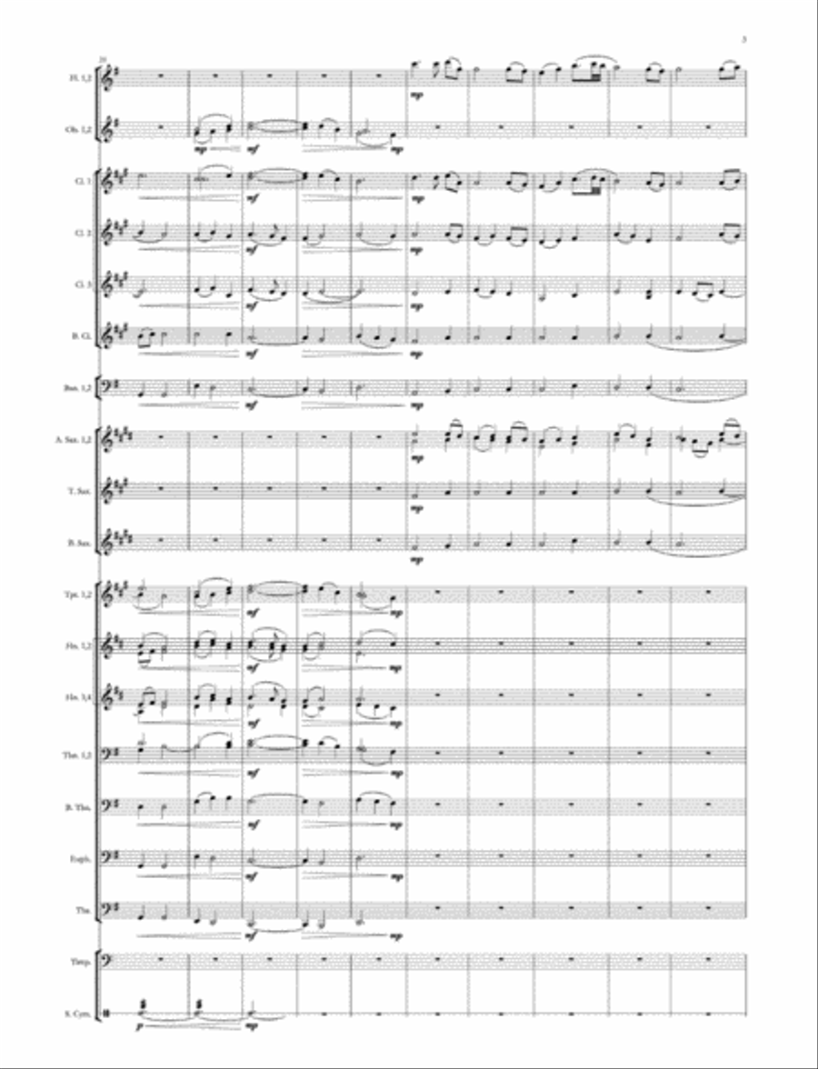 Only in Sleep Concert Band scores gallery preview page 4