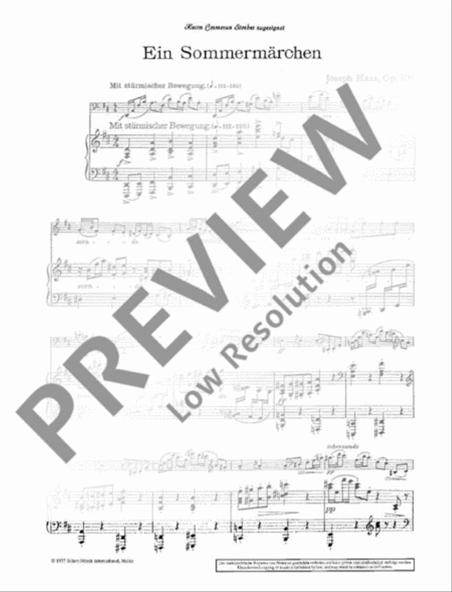 Ein Sommermärchen Cello Solo scores gallery preview page 3