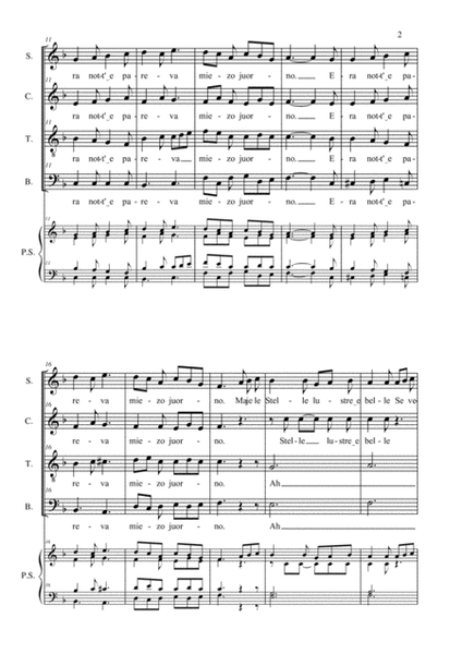 QUANNO NASCETTE NINNO - Arr. for SATB Choir (and Organ) image number null