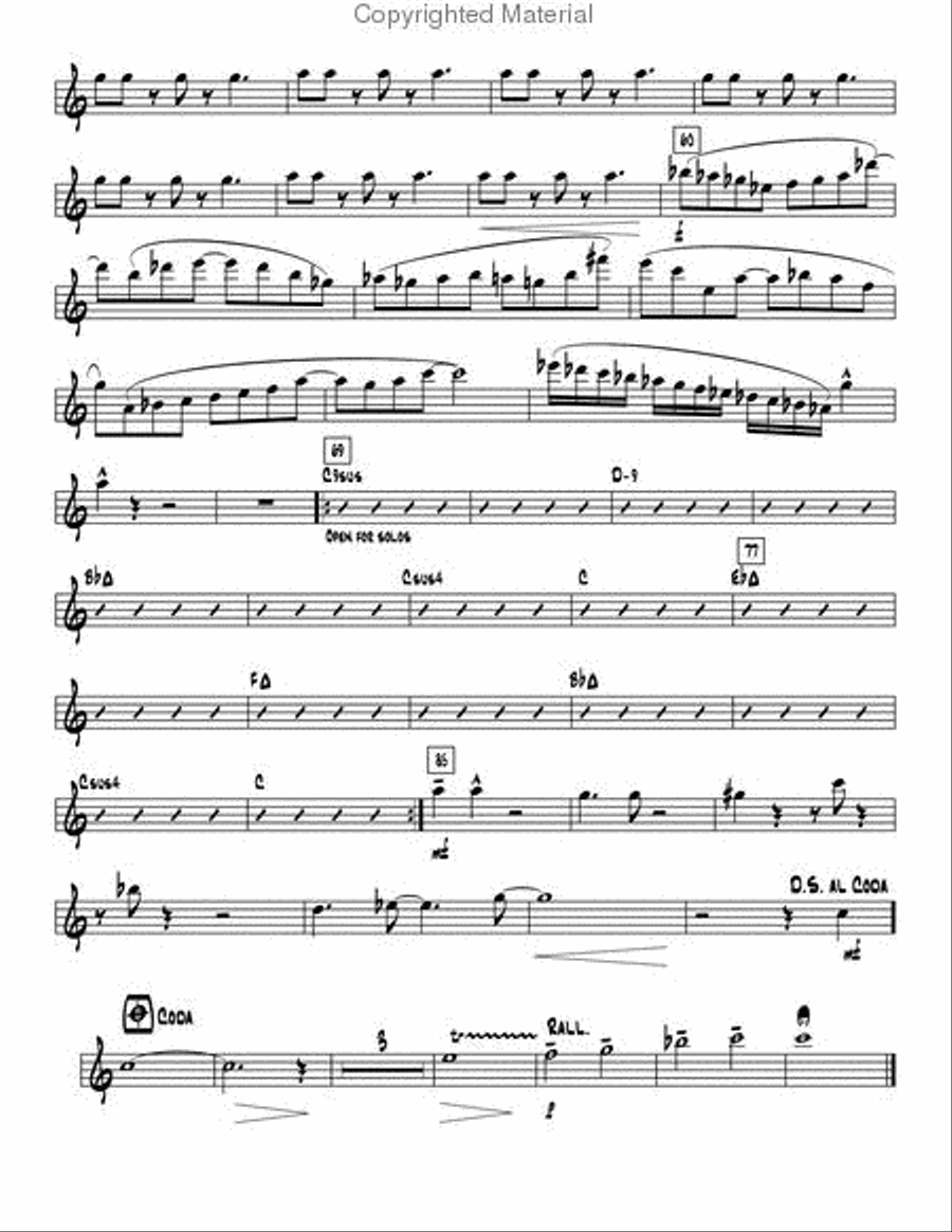 City Lights Jazz Ensemble scores gallery preview page 18