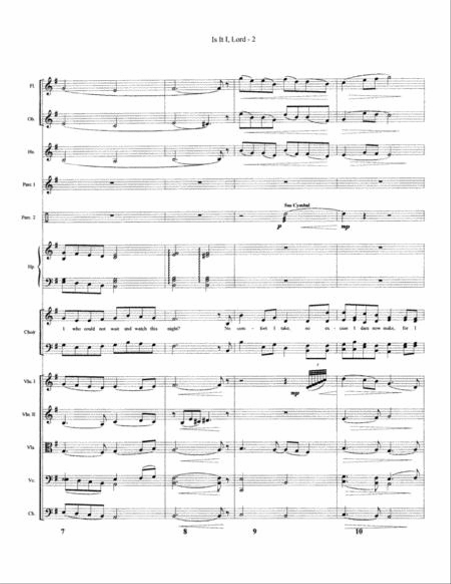 Shadows - Full Orchestration Choir scores gallery preview page 3