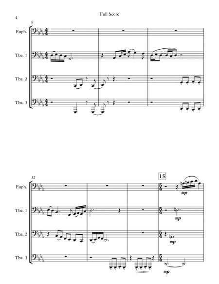 Textures for Tuba-Euphonium Quartet image number null