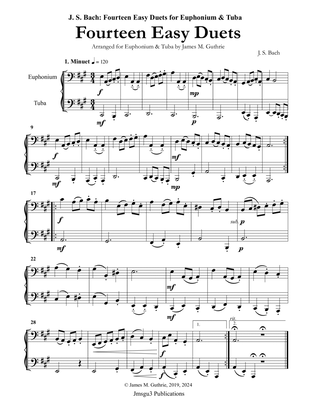 Bach: 14 Easy Duets for Euphonium & Tuba