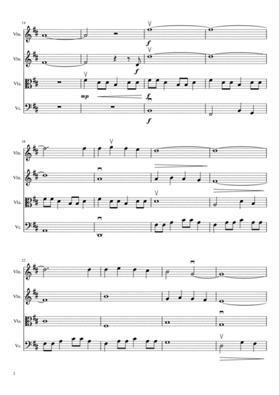 From Flutter to Flight String Quartet scores gallery preview page 2