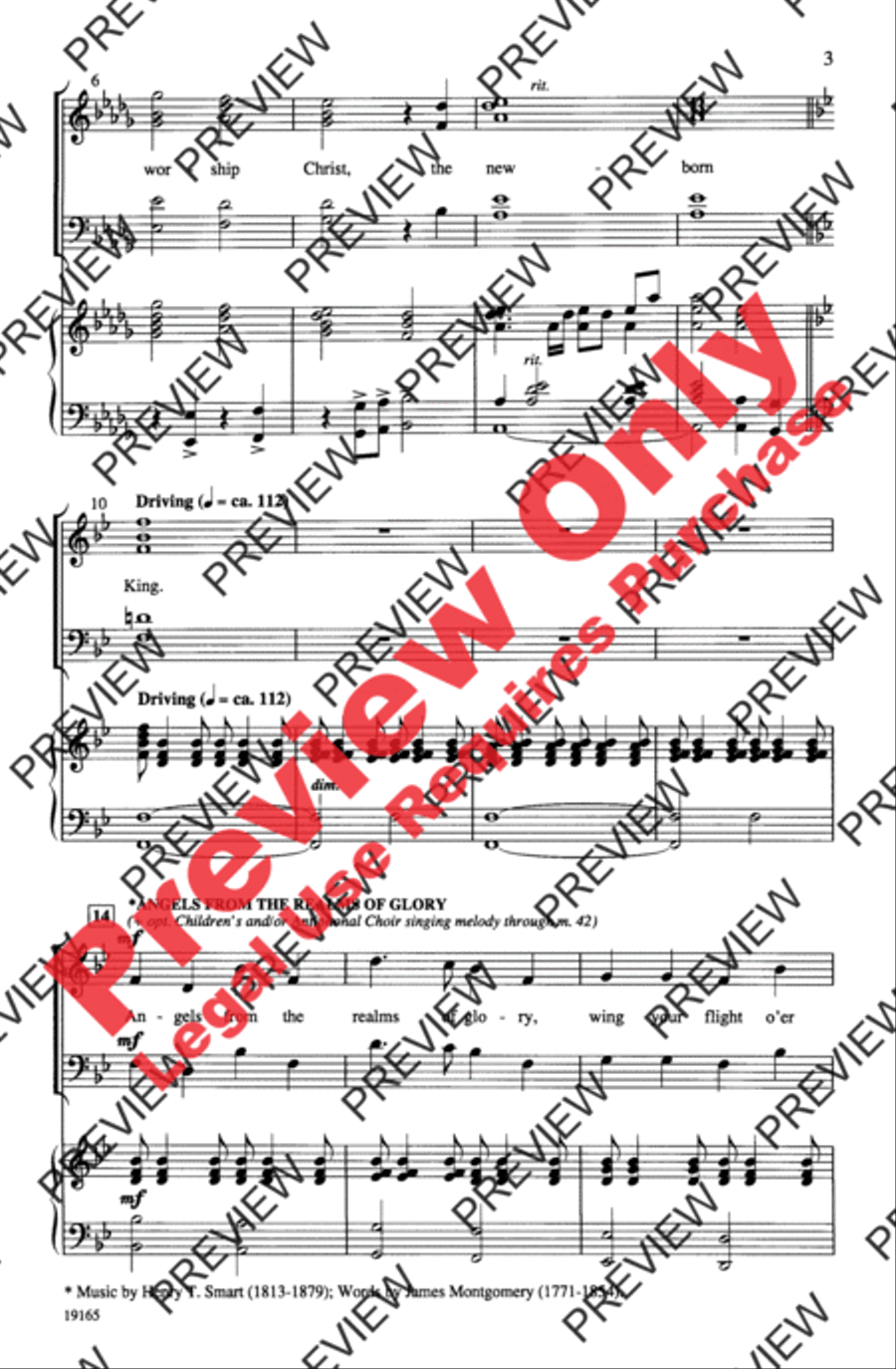 The Newborn King The Newborn King 4-Part scores gallery preview page 3