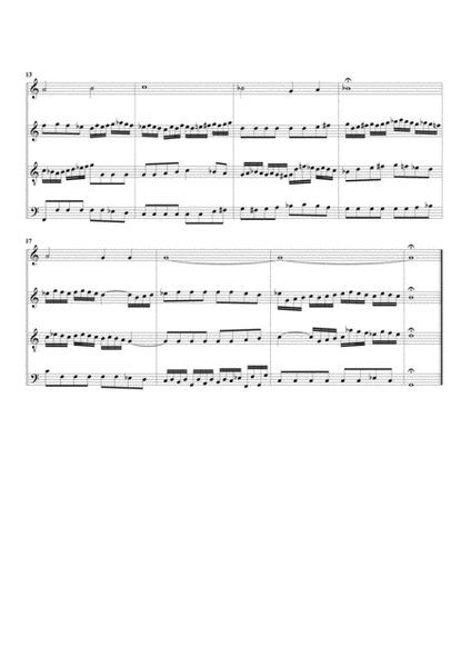 Dies sind die heil'gen zehn Gebot', BWV 635 from Orgelbuechlein (arrangement for 4 recorders)