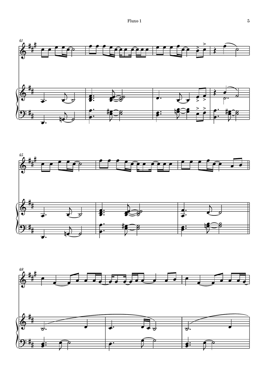 Dance The Night Chamber Music scores gallery preview page 5