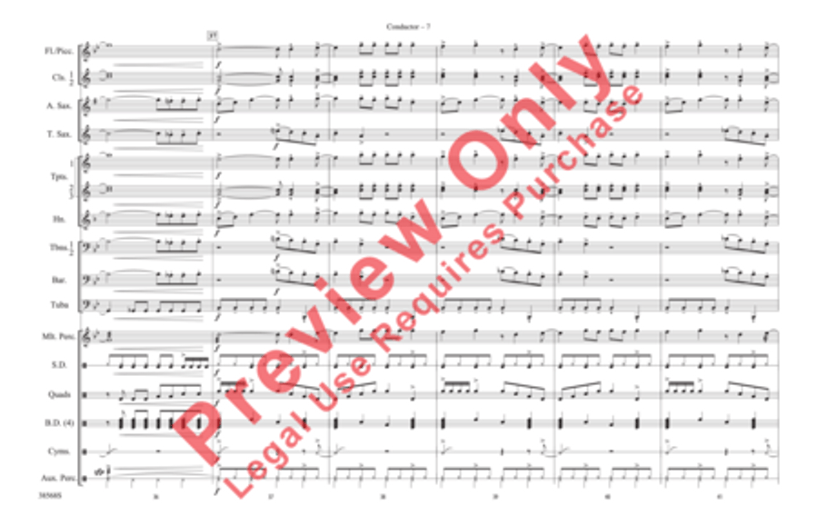 Gimme Some Lovin' Gimme Some Lovin' Marching Band scores gallery preview page 8