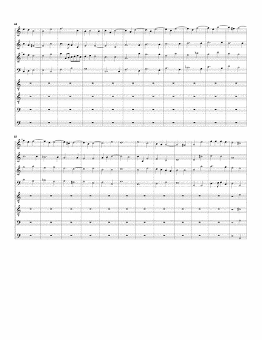 Sonata no.17 a8 (28 Sonate a quattro, sei et otto, con alcuni concerti (1608)) "La Terza" (arrangeme