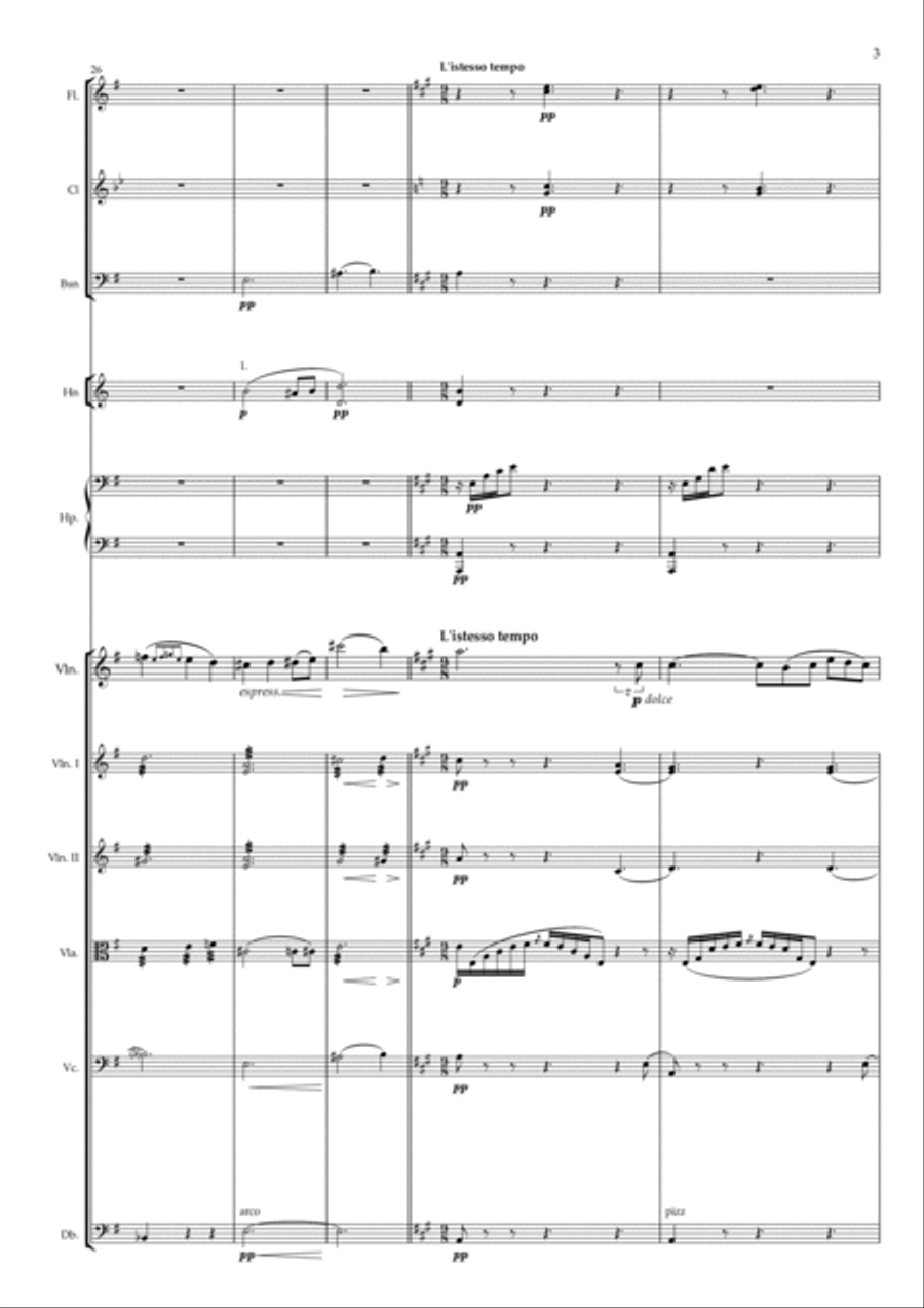 Carmen Fantasie Full Orchestra scores gallery preview page 3