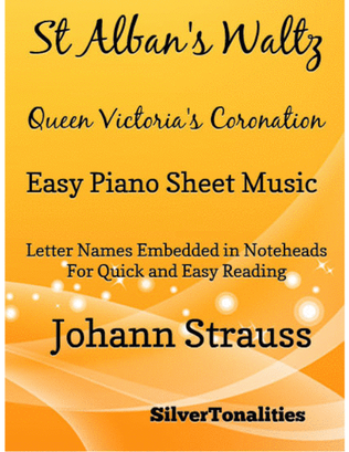 St Alban’s Waltz Queen Victoria’s Coronation Easy Piano Sheet Music