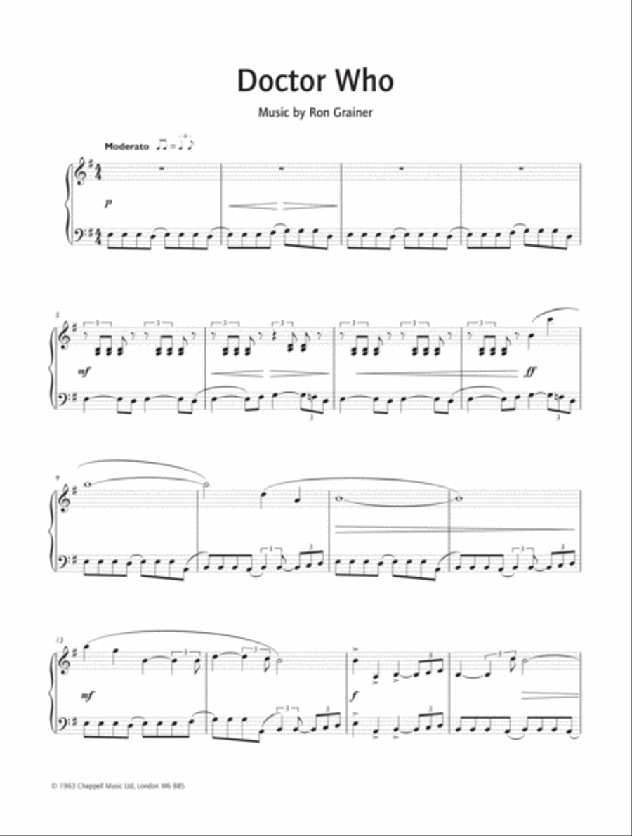 Doctor Who Small Ensemble scores gallery preview page 2
