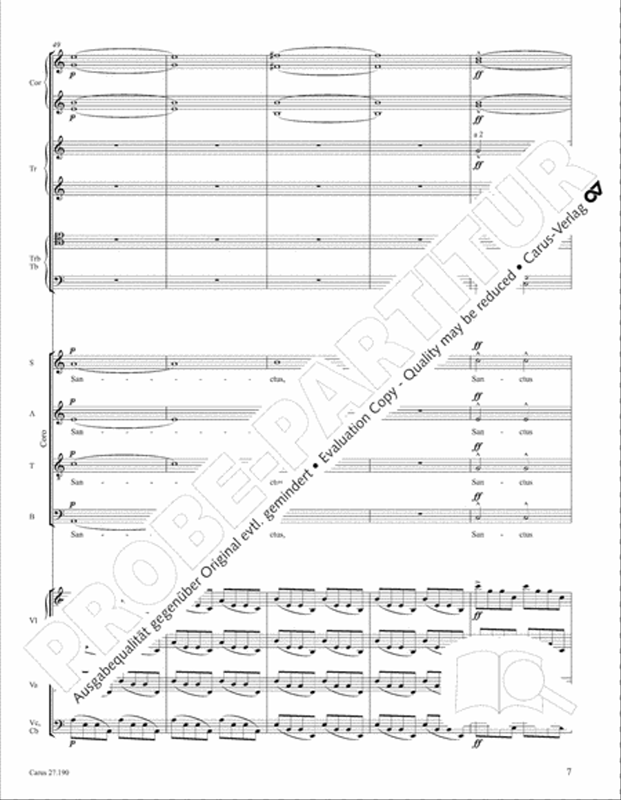 Te Deum 4-Part scores gallery preview page 14