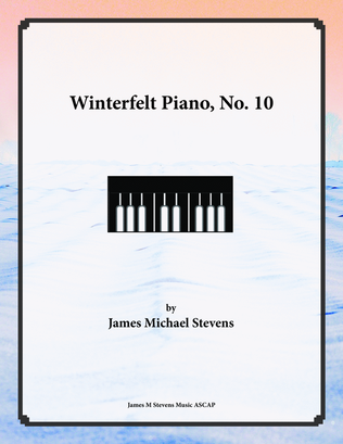 Book cover for Winterfelt Piano, No. 10