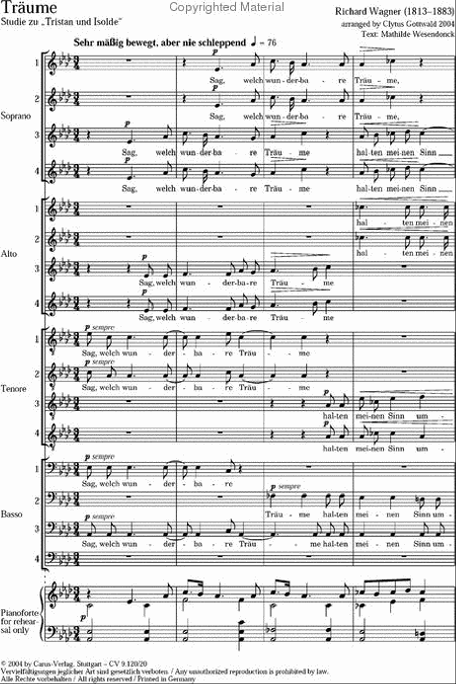 Dreams Choir scores gallery preview page 2
