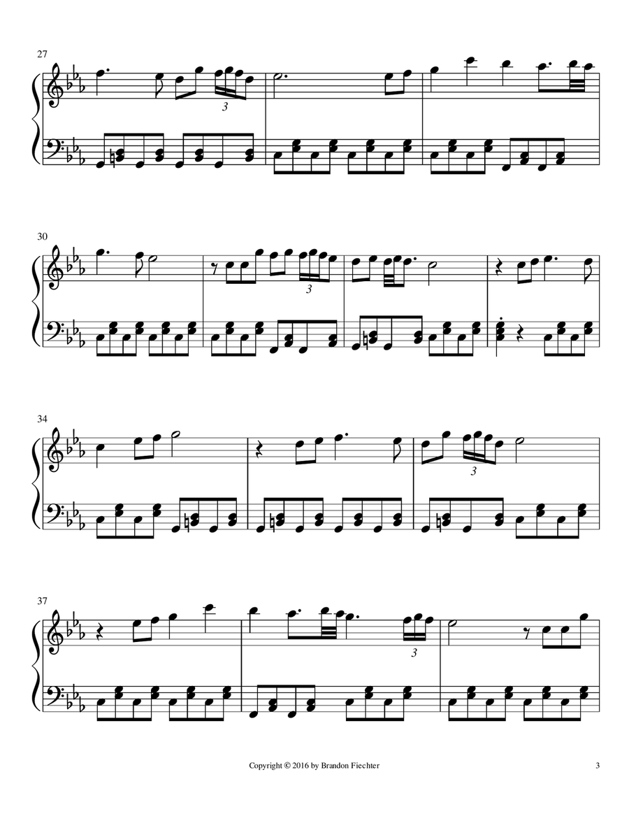 Russian Winter Russian Winter Piano Solo scores gallery preview page 3