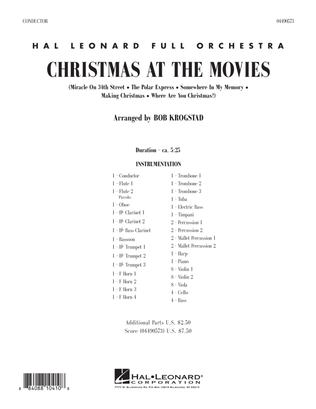 Book cover for Christmas At The Movies - Full Score