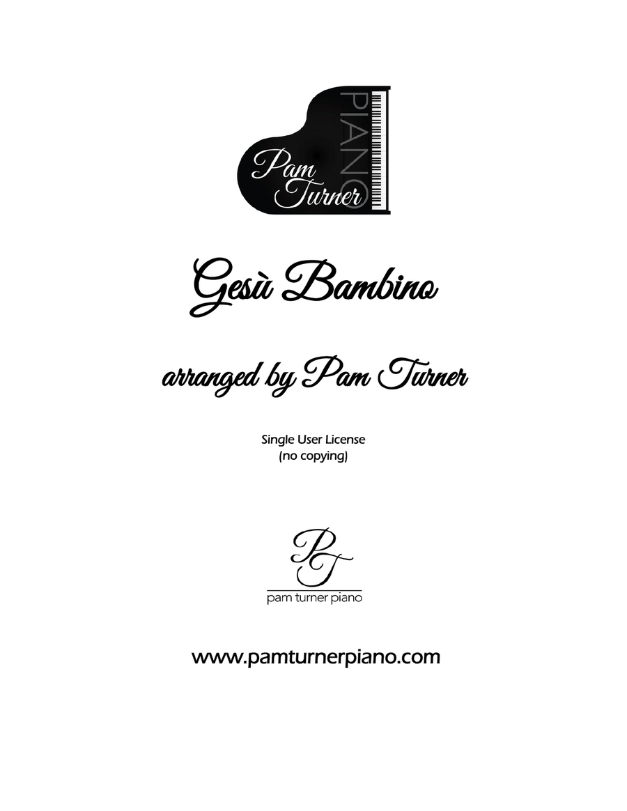 Gesù Bambino (Intermediate Piano Solo) Piano Solo scores gallery preview page 2