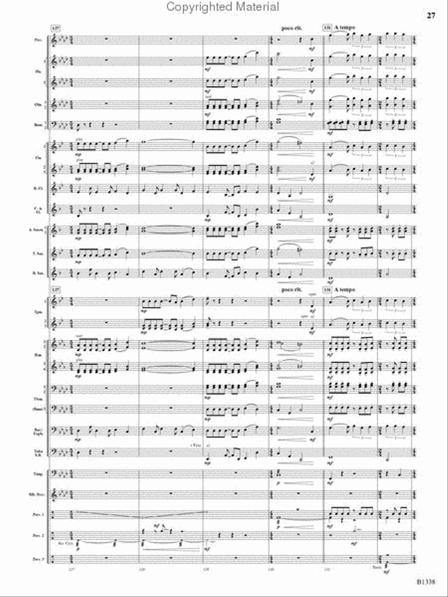 Rock Springs Saga Rock Springs Saga Concert Band scores gallery preview page 25