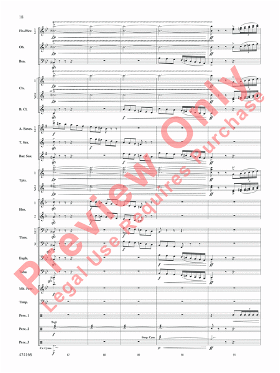 Rogue River Concert Band scores gallery preview page 19