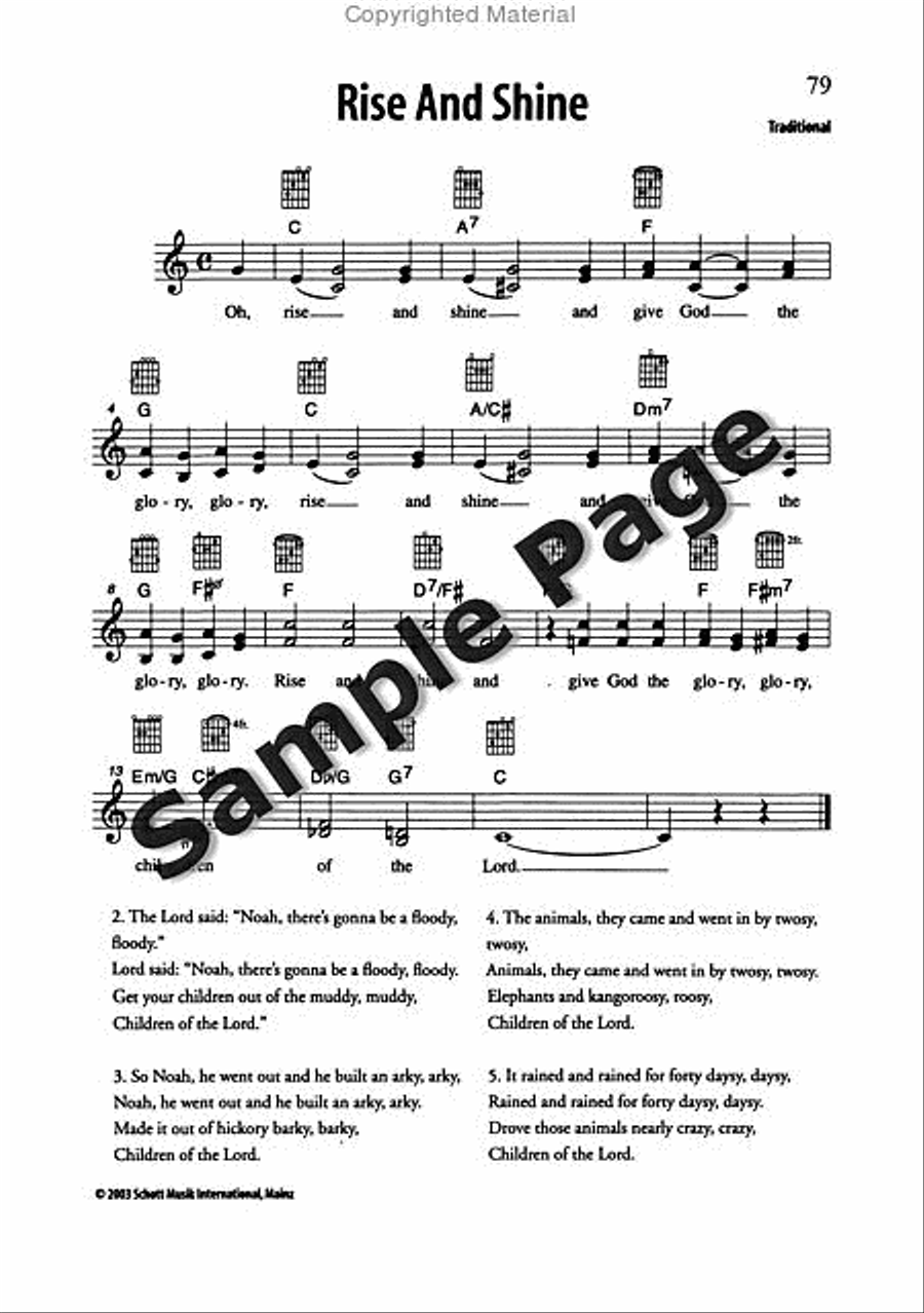 Best of Spirituals & Gospels Acoustic Guitar scores gallery preview page 80