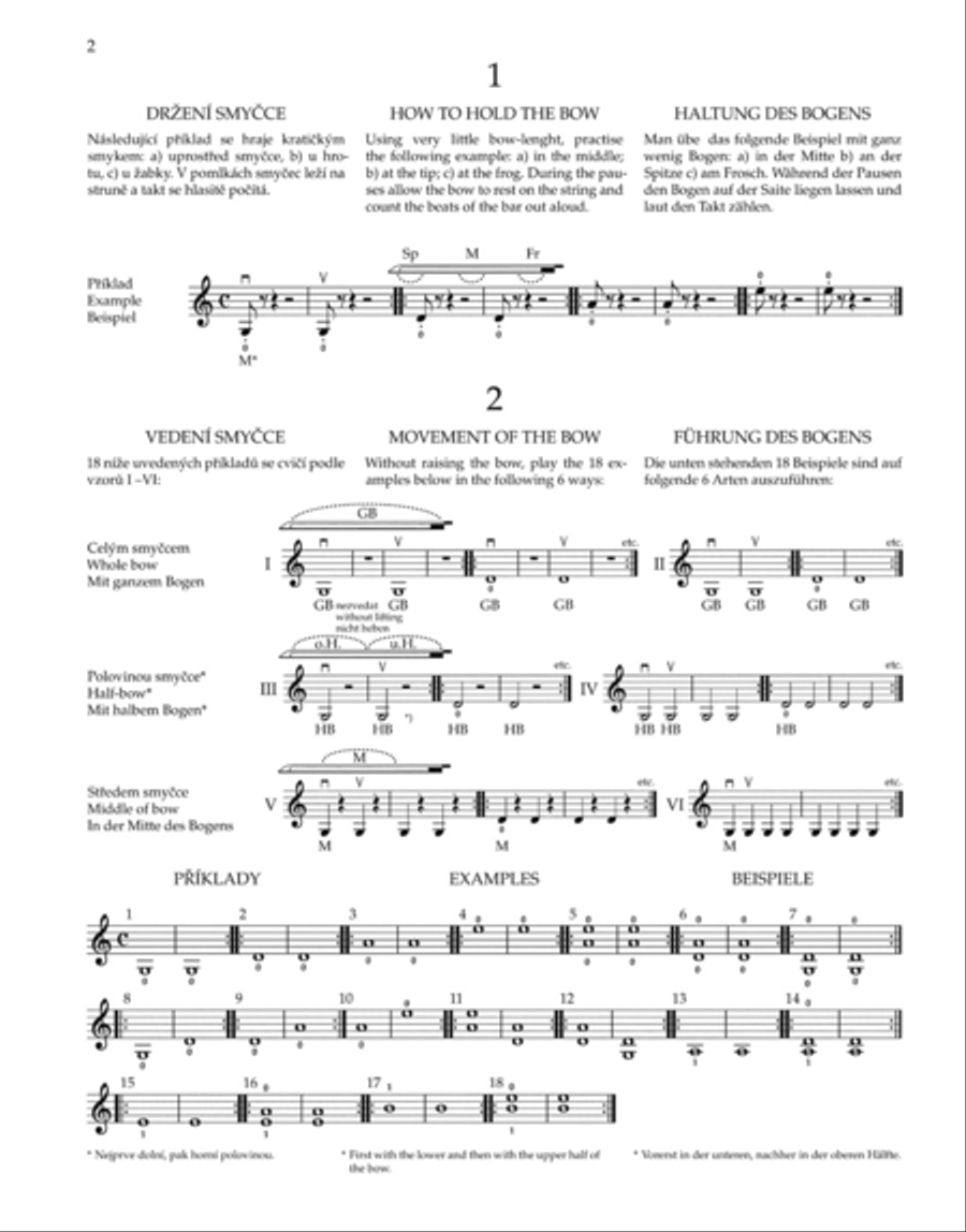 School of Bowing Technique op. 2 (Book 1) Violin scores gallery preview page 2