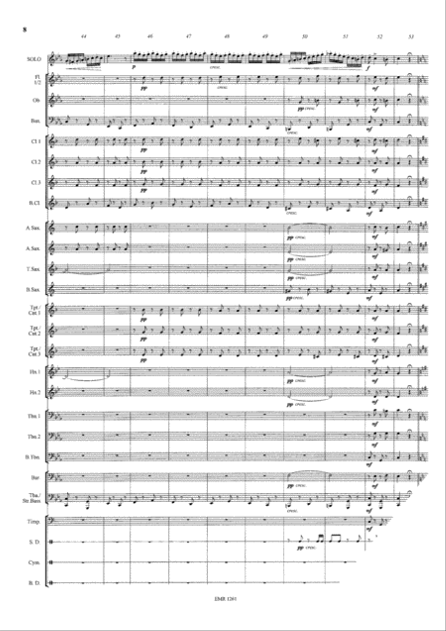 Csardas Concert Band scores gallery preview page 9
