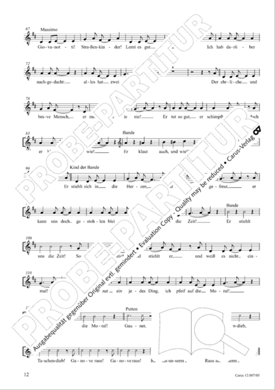 La Piccola Banda Children's Choir scores gallery preview page 13