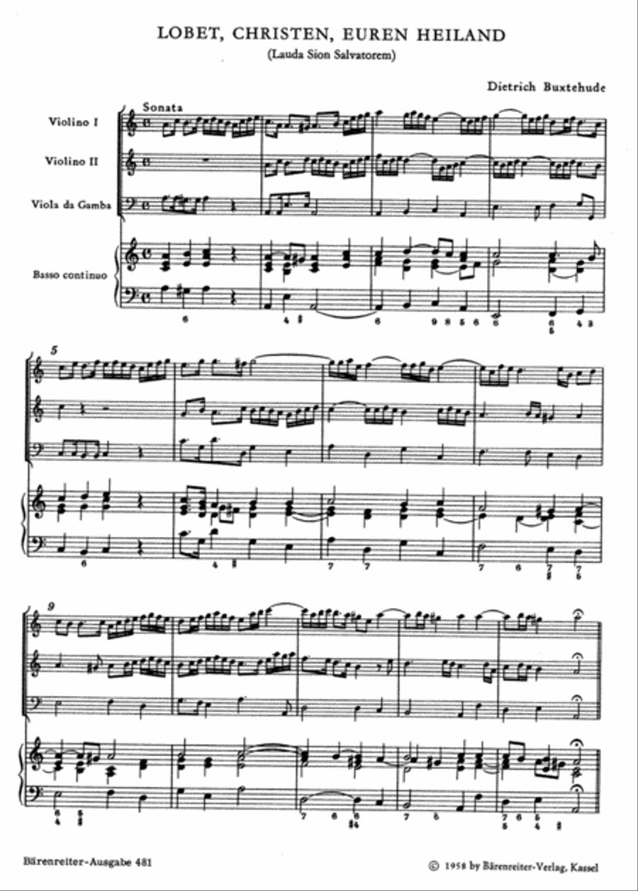 Praise him, Christians BuxWV 68 Mixed Choir scores gallery preview page 2
