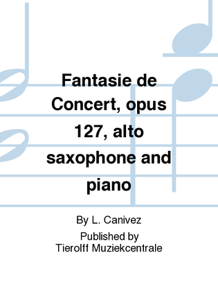 Book cover for Fantaisie, Alto Saxophone & Piano