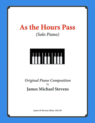 Book cover for As the Hours Pass (Solo Piano)