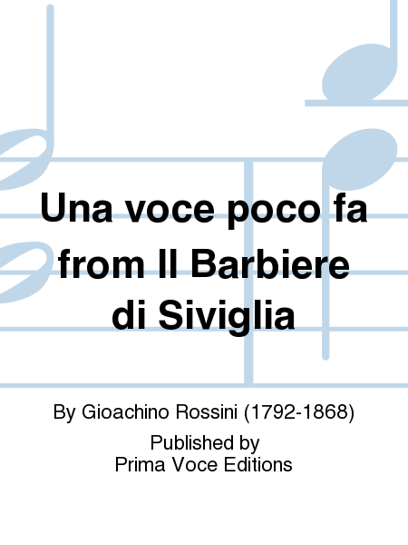 Una voce poco fa from Il Barbiere di Siviglia