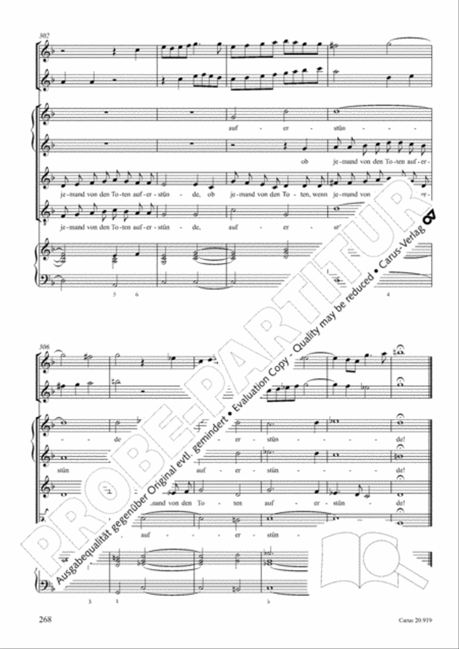 Opera varia I. Works with 1-7 parts (Complete edition, vol. 19) [Werke mit 1-7 obligaten Stimmen] Score scores gallery preview page 325