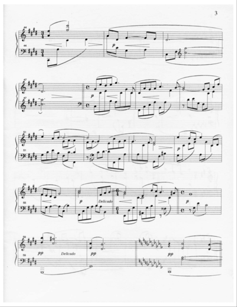 Interiores Piano Solo scores gallery preview page 4