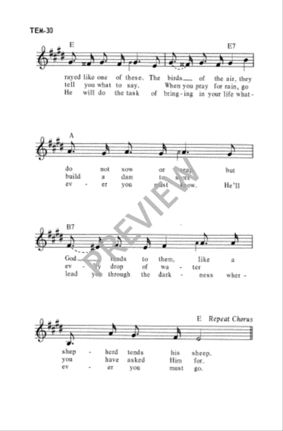 Happy the Man Unison Choir scores gallery preview page 6