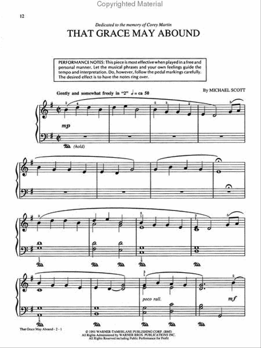 Michael Scott's Best Piano Solo scores gallery preview page 3