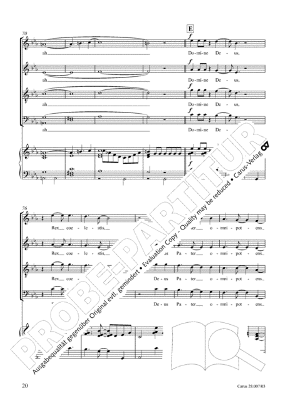 Missa latina 4-Part scores gallery preview page 21