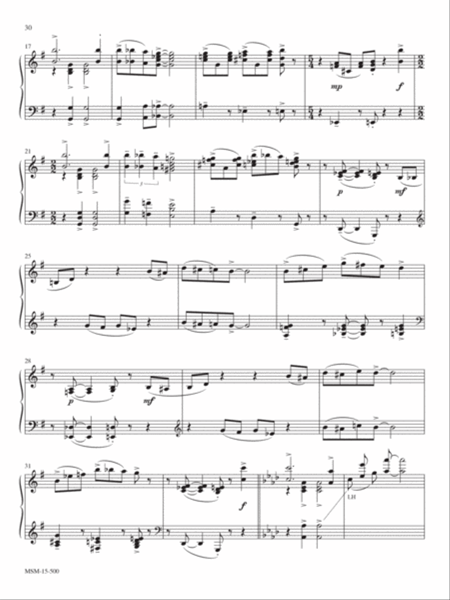 Standing in the Need of Prayer Piano Solo scores gallery preview page 2