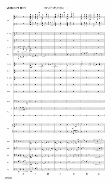 The Glory of Christmas - Full Orchestral Score and Parts image number null