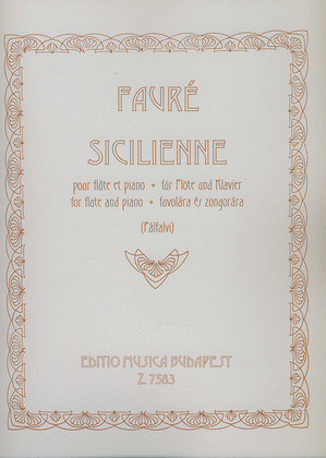 Book cover for Sicilienne Opus 78