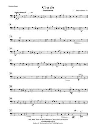 Chorale: String Bass