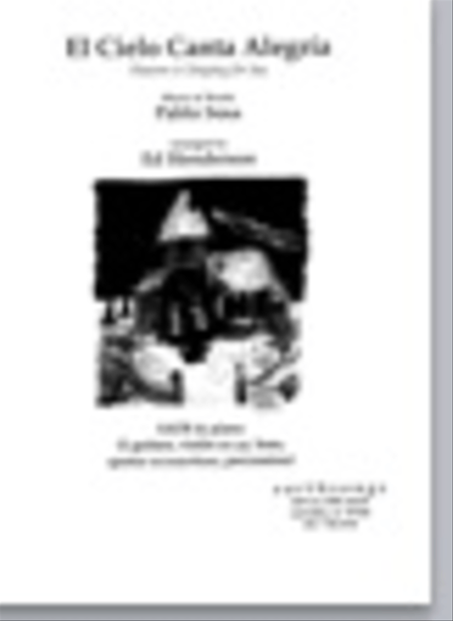 el cielo canta (octavo) el cielo canta (octavo) 4-Part scores gallery preview page 1