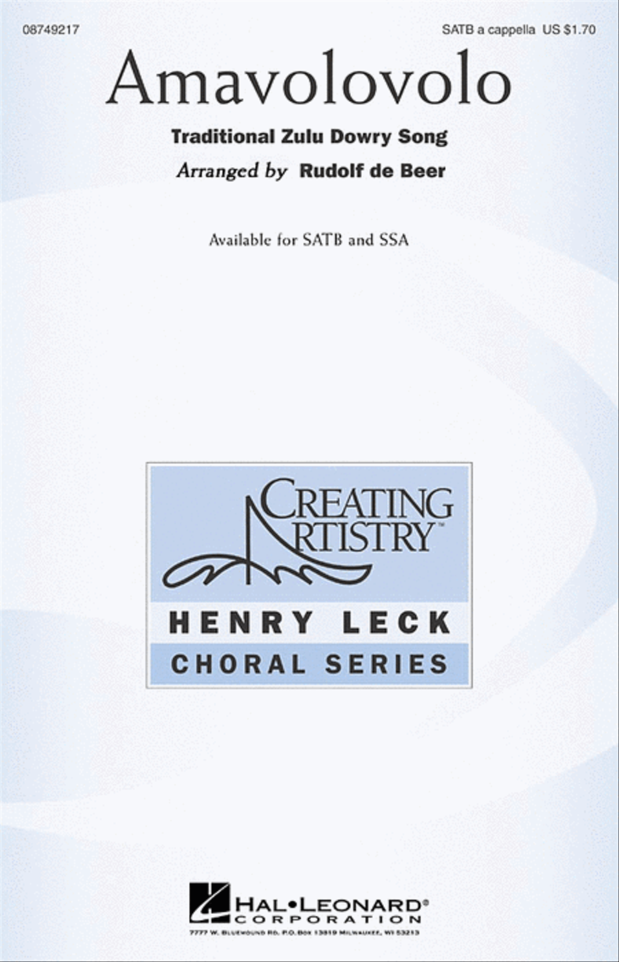 Amavolovolo 4-Part scores gallery preview page 1